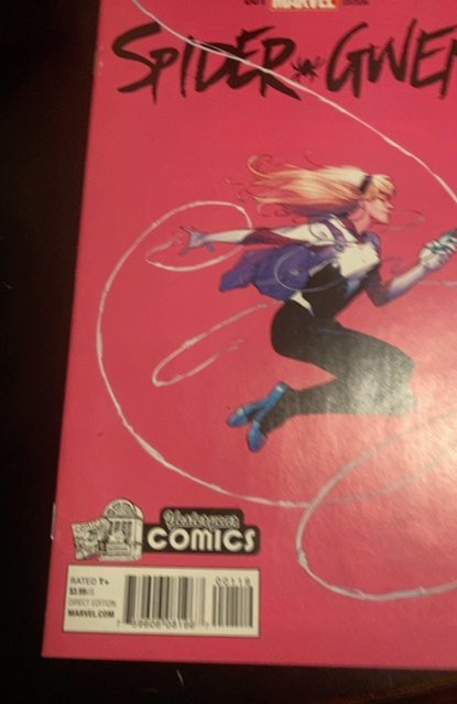 Spider-Gwen #1 Variant Edition - Comics Exclusive - Jerome Opeña Cover (2015)