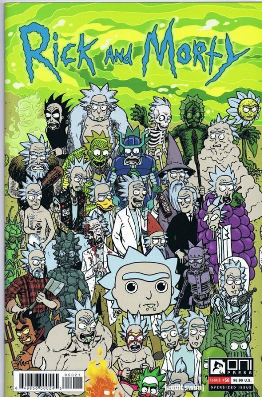 Rick & Morty #50 2019 Oni Press Comics Horak Connecting Cover