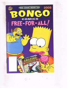 Bongo Free Comics For All #1 FN Bongo Comics Comic Book Simpsons 2008 DE37 TW7