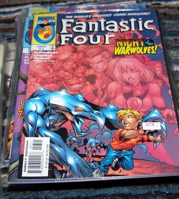 FANTASTIC FOUR   # 7 vol 3  1997 MARVEL  warwolves   