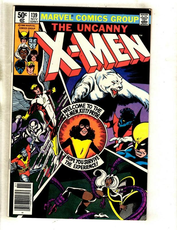 Uncanny X-Men # 139 VF Marvel Comic Book Kitty Pryde Wolverine Storm Angel J345