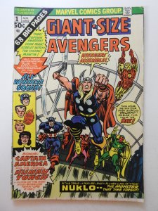 Giant-Size Avengers #1 (1974) vs Nuklo! Sharp Fine- Condition!