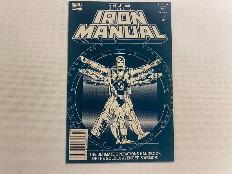 The Iron Man Manual Marvel Comics #1 Avengers 82 KM1