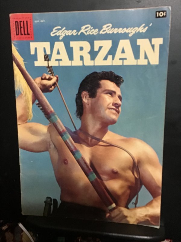 Tarzan #108 (1958) high-grade Gordon Scott photo cover golden-age! VF Wow