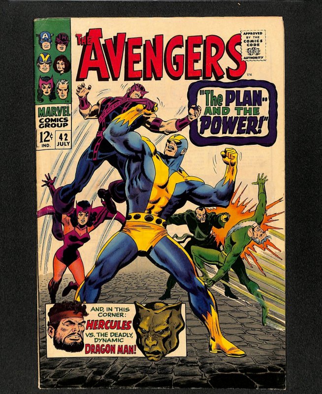 Avengers #42 Hercules & Dragon Man! Silver Age!
