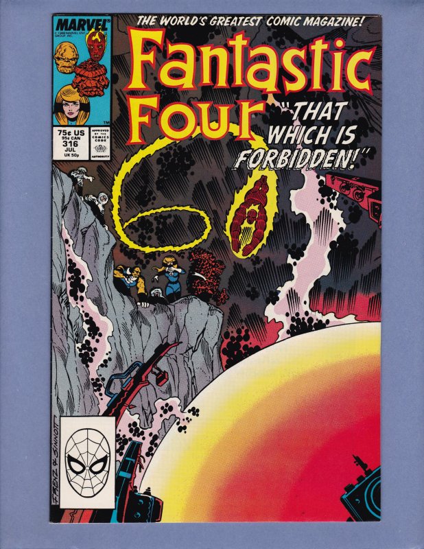 Fantastic Four #316 NM- Marvel 1988