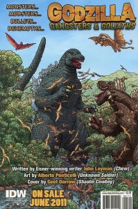 Godzilla: Gangsters & Goliaths #1 (2011)Red Foil Cover Comic Book NM+ 9.6