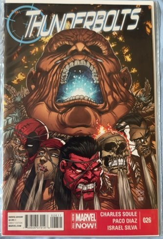 Lot of 9 Comics (See Description) Thunderbolts, Red Hulk, Punisher, Elektra, ...