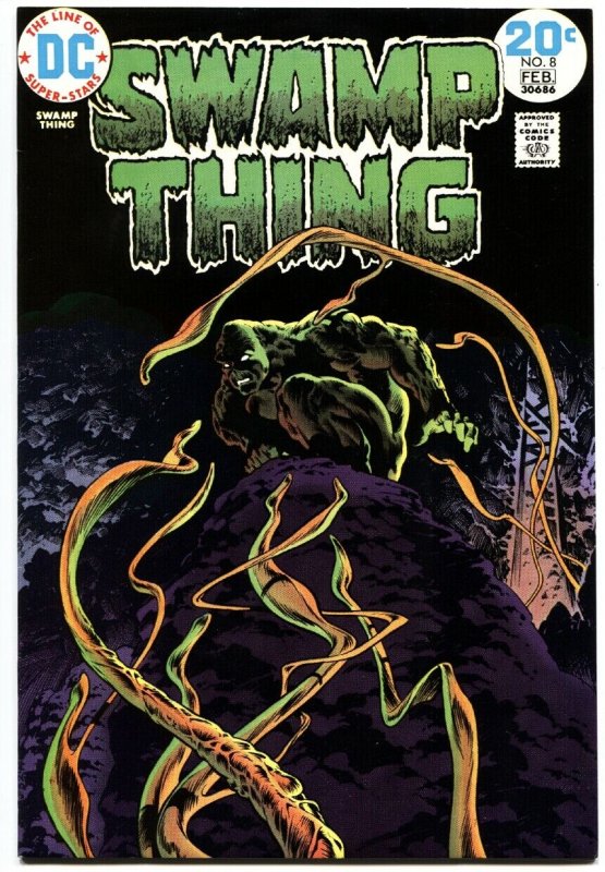 SWAMP THING #8-DC--1974--BERNI WRIGHTSON-ORIGINAL OWNER COPY 