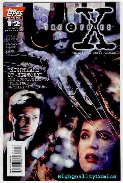 X-FILES #12, NM,- Dana Scully, 1st,  Fox Mulder, Carter, 1995, more XF in store