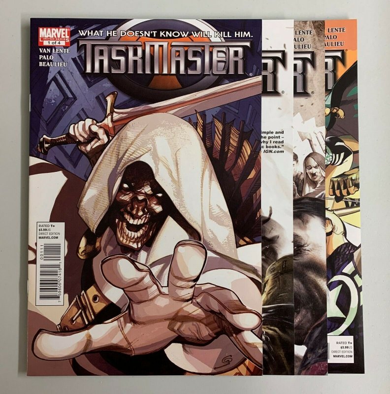 Taskmaster #1-4 Set (Marvel 2010) 1 2 3 4 Fred Van Lente (9.0+) 