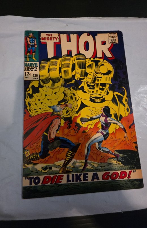 Thor #139 British Variant (1967)to die like a god celestials