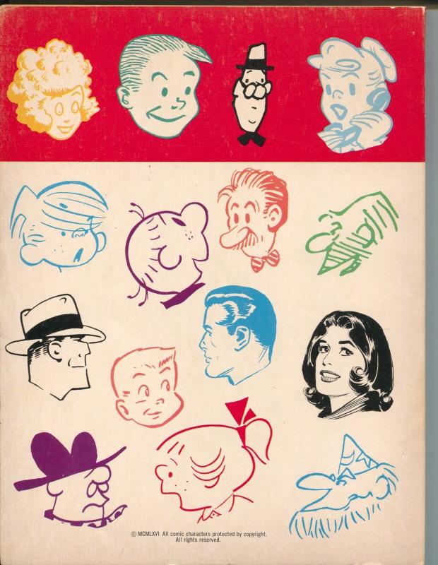 Parade of Comics Coloring Book #4544 1966-Peanuts-Dick Tracy-Mutt & Jeff-FM