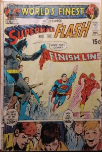 World's Finest Comics #199 3rd Race Flash Superman key (1970)
