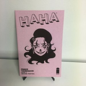 HaHa #1 #2 2nd Printing Set Lot Prince Thorogood Del Ray Horror Image 2021