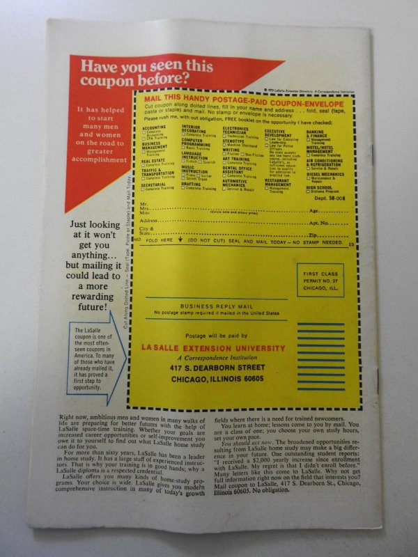 Supernatural Thrillers #10 (1974) VG Condition