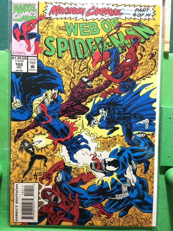 Web of Spider-Man #102 Maximum Carnage part 6 of 14