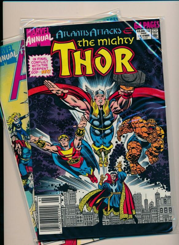 Marvel Annual  LOT!! Atlantis Attacks #14, & 18 Avengers& THOR!  F/VF(PF830) 