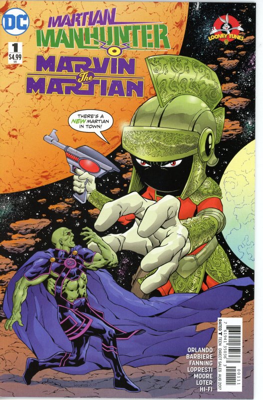 Martian Manhunter Marvin the Martian Special  A Cover  9.0 (our highest grade)