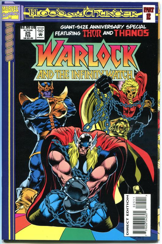 WARLOCK & the INFINITY WATCH #24 25 26 27 28 29, VF/NM, 1992, 6 issues, Thanos