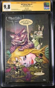 Alice Never After (2023) # 1 (CGC 9.8 SS) Signed & Sketch Dan Ponasion Census =1
