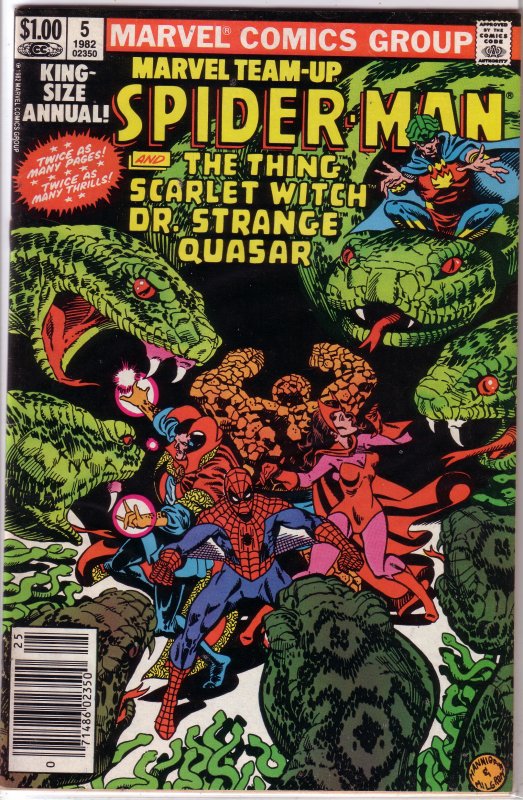 Marvel Team-Up   vol. 1  Annual   #5 VG/FN Thing, Dr. Strange