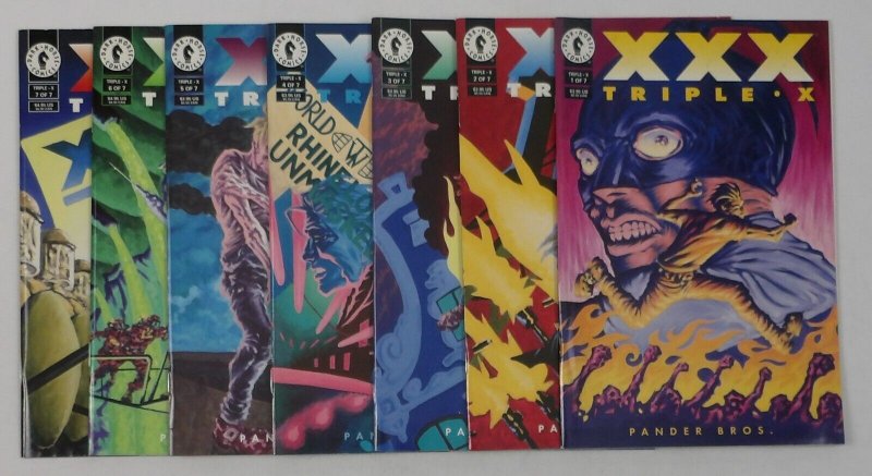 Triple X #1-7 VF/NM complete series ; Dark Horse