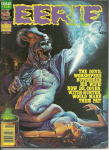 Eerie #128 (1982) Kurt Reinert cover