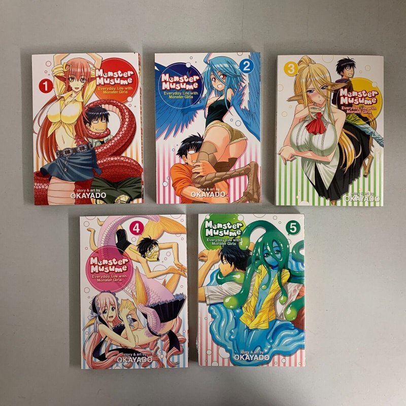 Monster Musume Vol 1-9 Paperback OKAYADO 