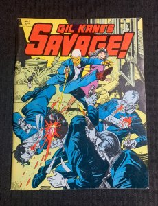 1982 SAVAGE! Magazine #1 Gil Kane FVF 7.0 Fantagraphics