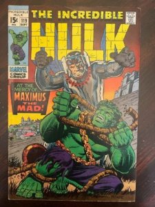 The Incredible Hulk #119 (1969) - VF- - 1st Richard Nixon Mention