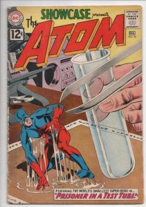 SHOWCASE #36,  VG/VG+, 3rd Atom, Gil Kane, Prisoner, 1962, Silver age