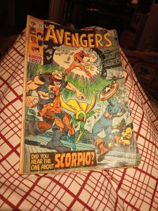 Marvel Comics Avengers #72 Captain America 1st Appearance Zodiac Cartel Bronze A