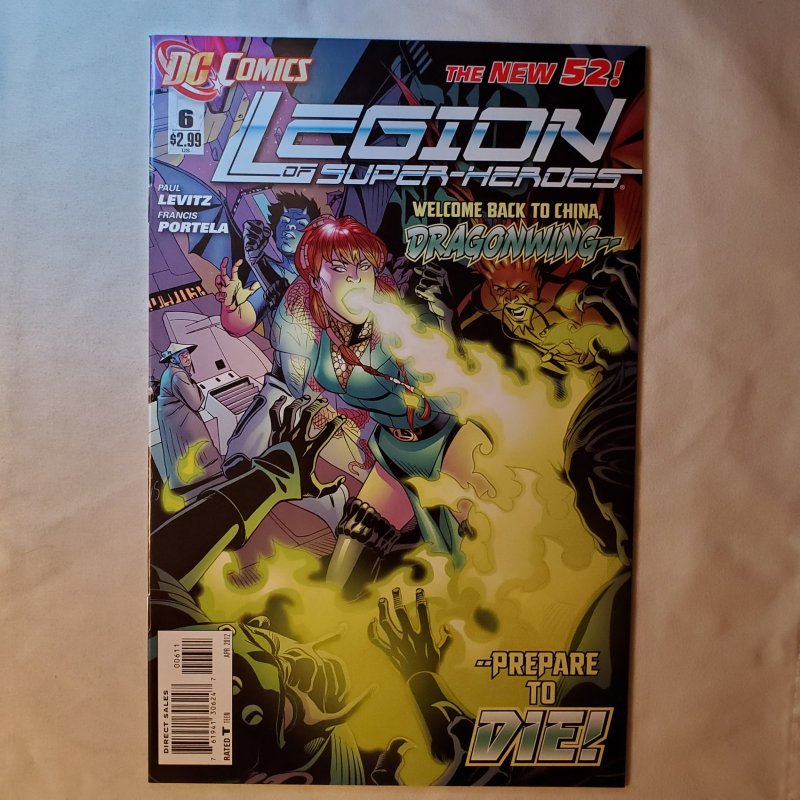 Legion of Super-Heroes 6 Very Fine/Near Mint Cover by Chris Sprouse