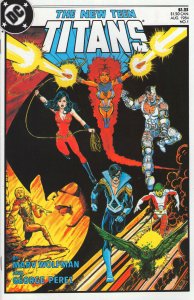 New Teen Titans #1a - 1st Issue Starfire Robin Cyborg - 1984 (Grade 9.2) WH 
