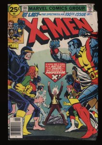 X-Men #100 GD 2.0 Old Vs New Team! Marvel Comics