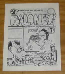 No Matter How Thin You Slice It It's Still Baloney! #1 VF/NM underground comix 