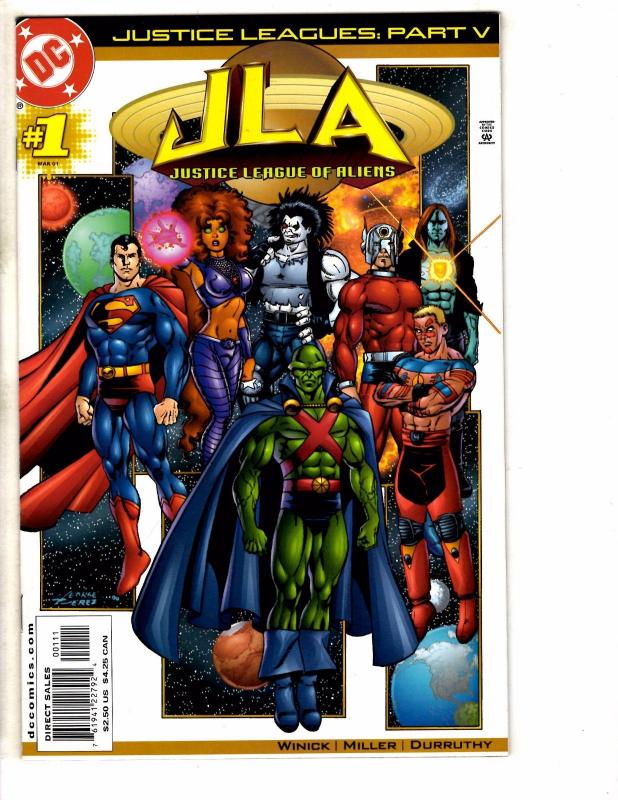 Justice Leagues Complete DC Comics Ltd Series # 1 2 3 4 5 6 Arkham Amazon J257