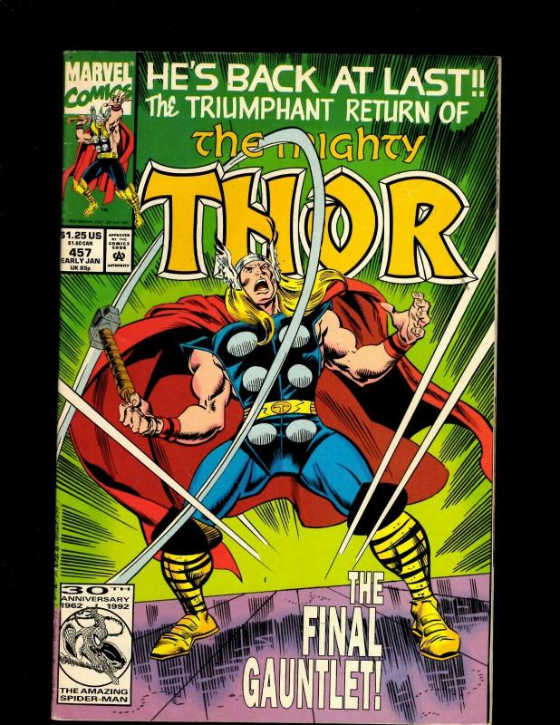 6 The Mighty Thor Marvel Comic #329 382 383 457, Annual #11, Annual #14 J344