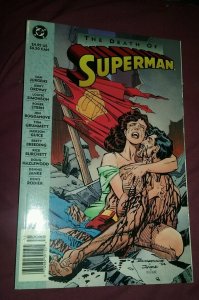 The Death of Superman DC TPB 1st Print vf Doomsday JLA Man of Steel Lois Lane