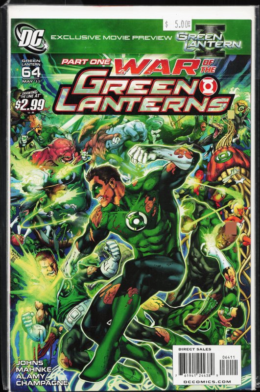 Green Lantern #64 (2011) Green Lantern