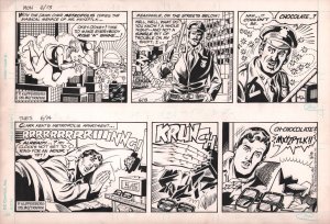 Superman Daily Strip Art - June 13 & 14 1983 - By Jose Delbo & Sal Trapani