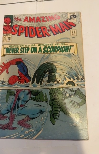 The Amazing Spider-Man #29 (1965)never step on a scorpion 2nd app