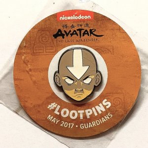 GUARDIANS LOOTPIN | AVATAR LAST AIRBENDER | NICKELODEON | LOOTCRATE 2017 | NIB