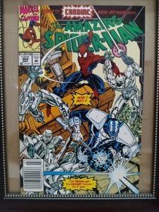 Amazing Spiderman #360 Carnage cameo 1992 Newsstand. P04