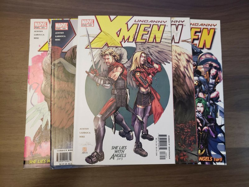 Uncanny X-Men She Lies With Angels (#437-441) (Marvel 2004) | Chuck Austen