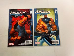 3 Ultimate Fantastic Four Marvel Comics books #7 8 9 Ellis 15 RC1