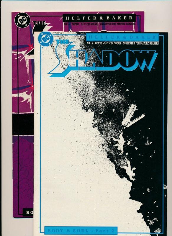 DC THE SHADOW BODY & SOUL Part 1 and Part 2  VF+(PJ112)