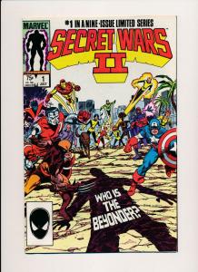 MARVEL COMICS SECRET WARS II LOT #1-#5, #7-#8  F/VF (HX646)