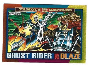 1993 Marvel Universe #172 Ghost Rider vs Blaze